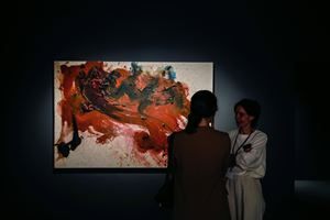 Kazuo Shiraga, <a href='/art-galleries/axel-vervoordt-gallery/' target='_blank'>Axel Vervoordt Gallery</a>, Frieze Masters (3–6 October 2019). Courtesy Ocula. Photo: Charles Roussel.